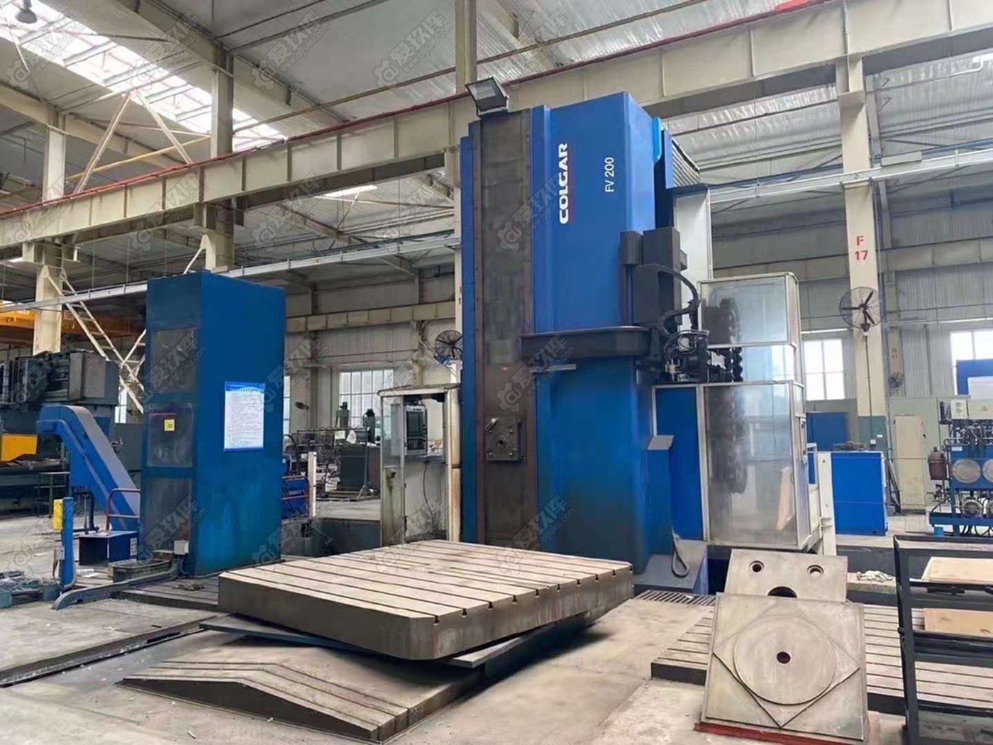 转让二手意大利高嘉200-4x8米数控落地镗铣加工中心_二手镗床_爱玖库