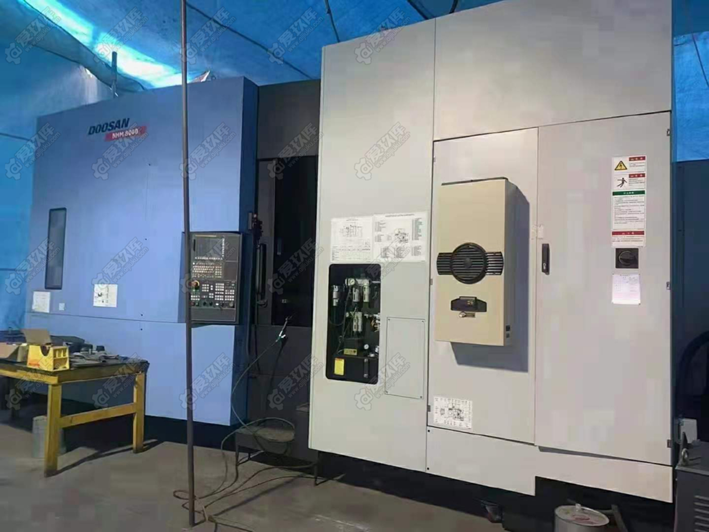 轉讓二手韓國斗山HM8000臥式加工中心二手臥加二手加工中心
