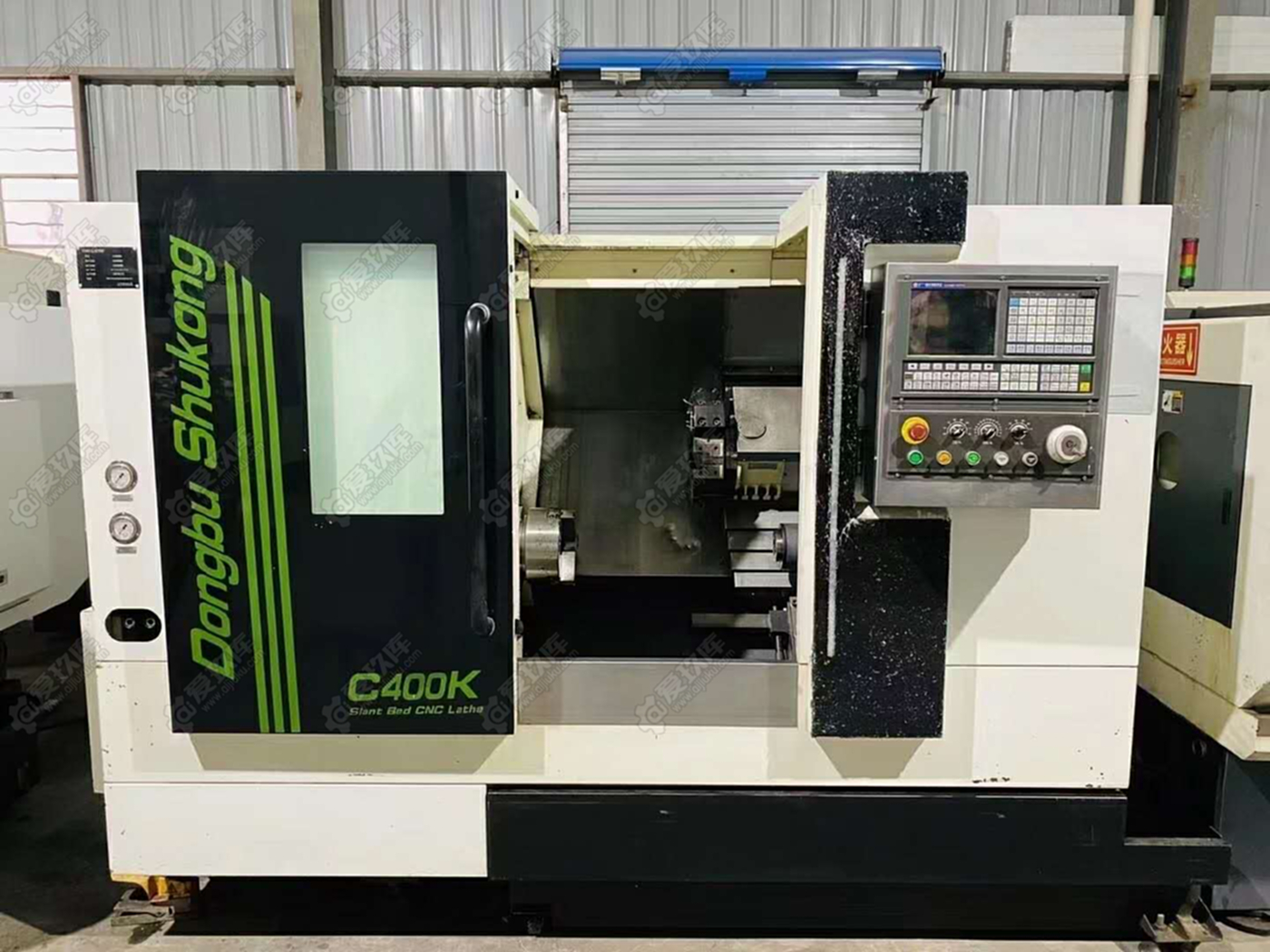 厂家处理二手大森c400k斜轨刀塔机二手数控斜车二手大森车床