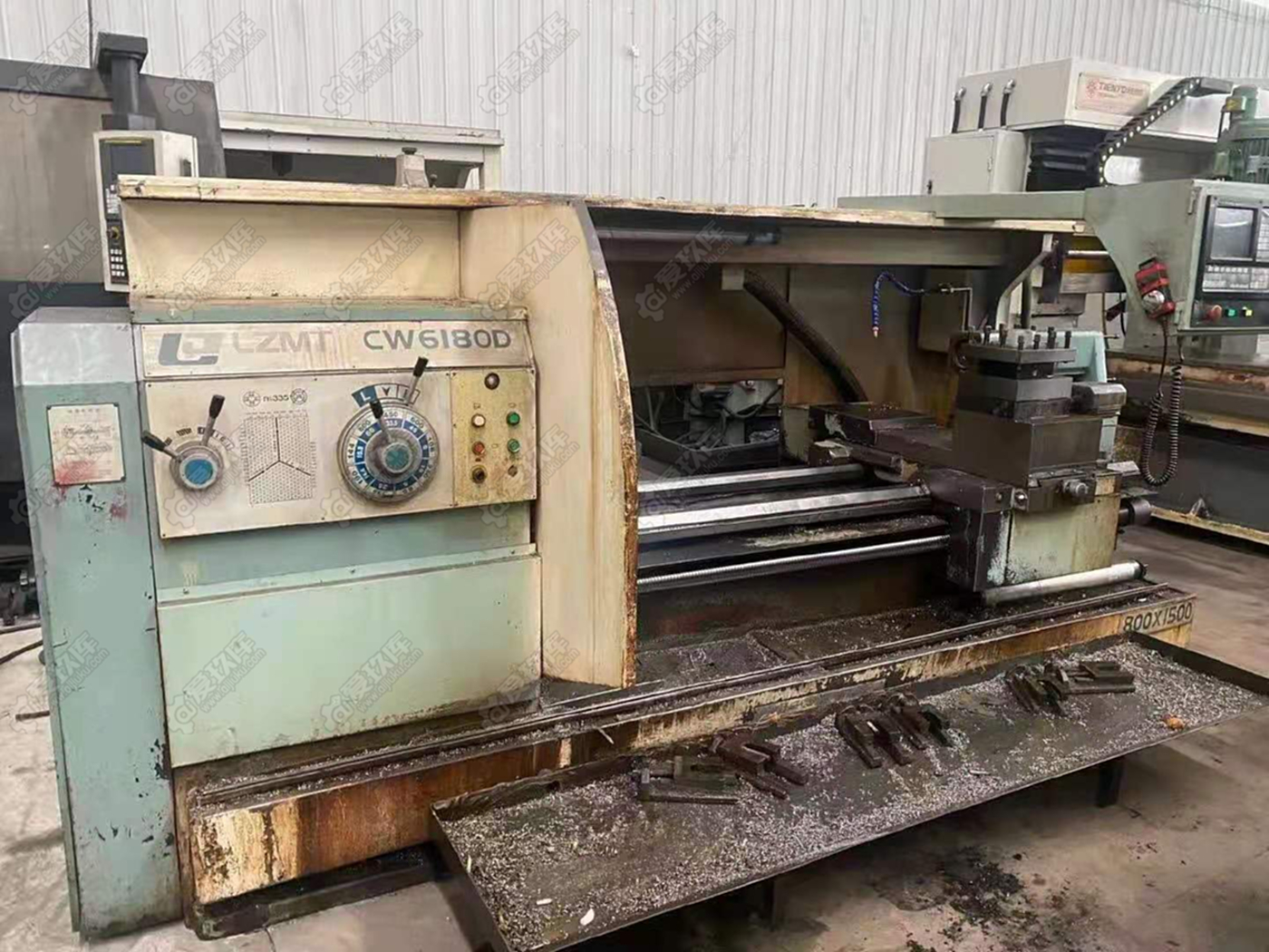 厂家处理二手兰州星火cw6180dx1.5米数控卧式车床二手数控车二手车床