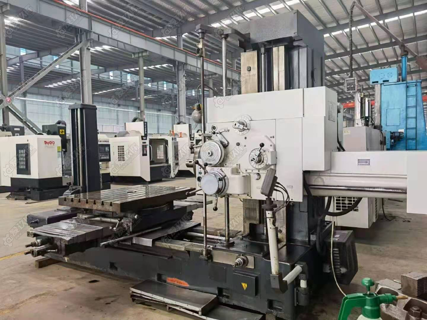 现货转让二手汉川tx611b数显卧式铣镗床二手卧镗二手汉川镗床