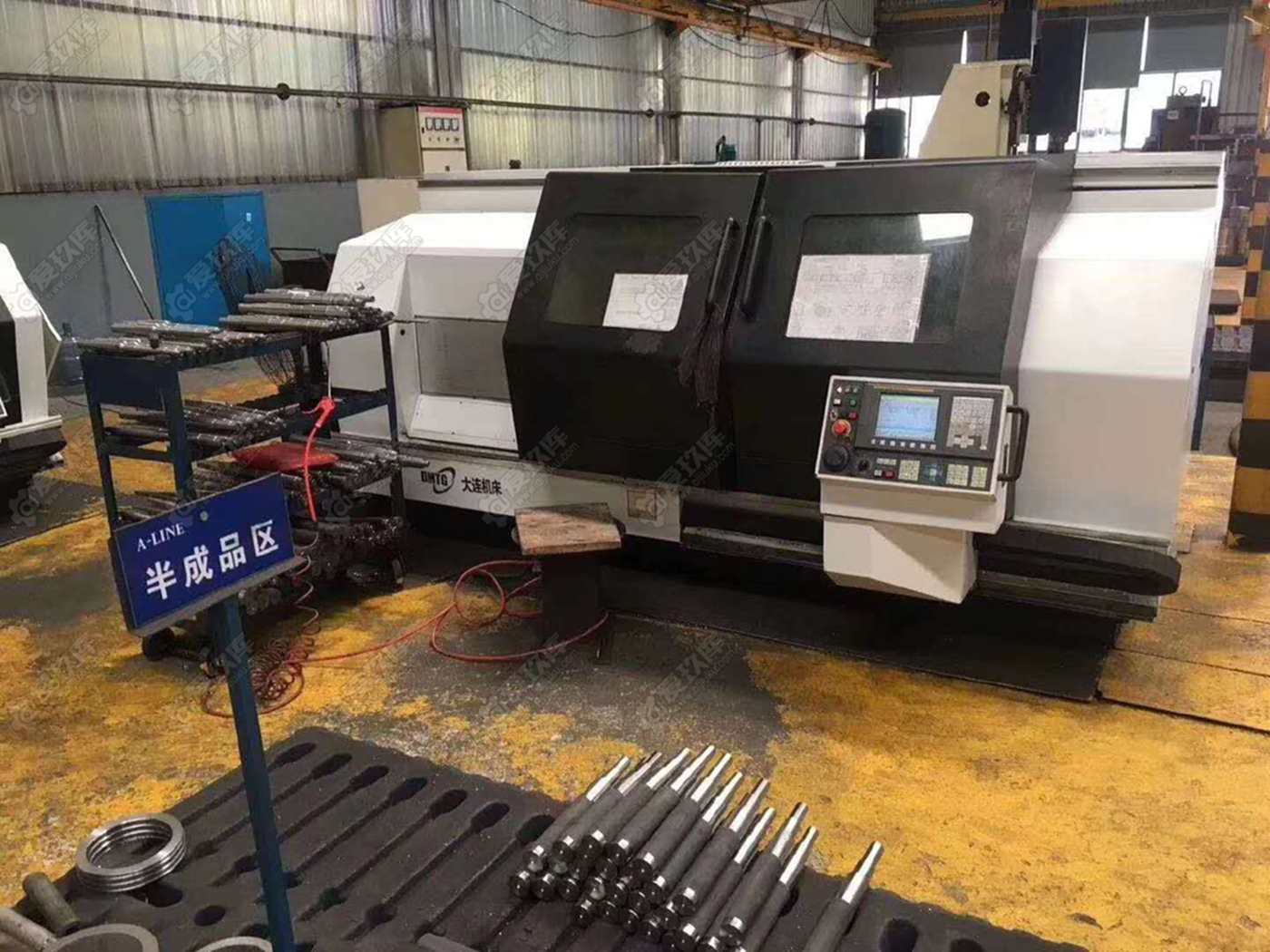 急售二手大連6163x1米數控車