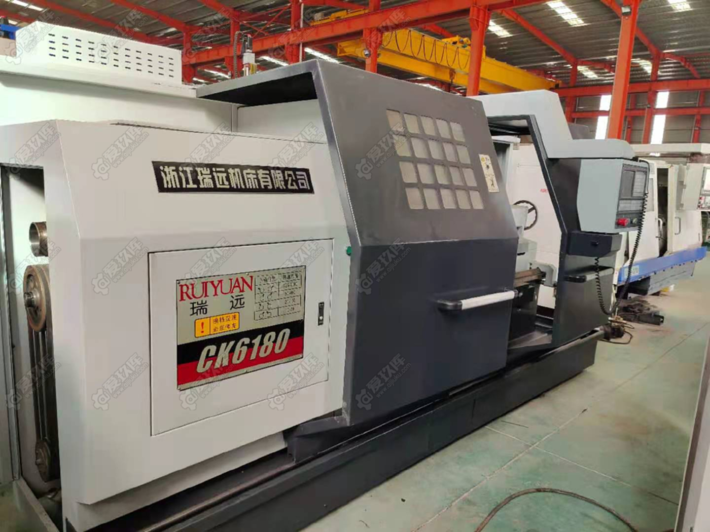 机械厂急售二手瑞远ck6180数控卧式车床