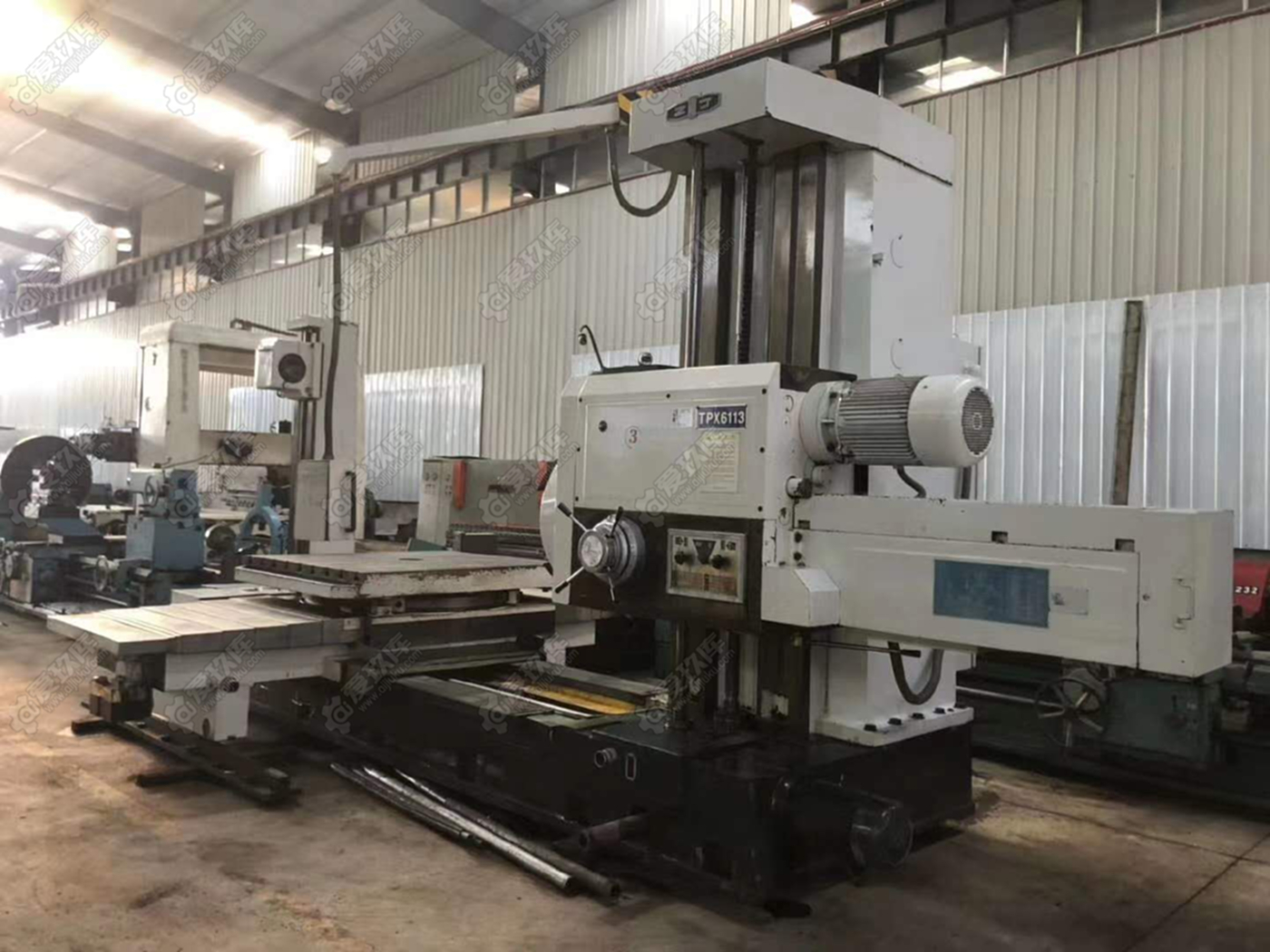 工厂转型出售二手中捷tpx6113卧式铣镗床