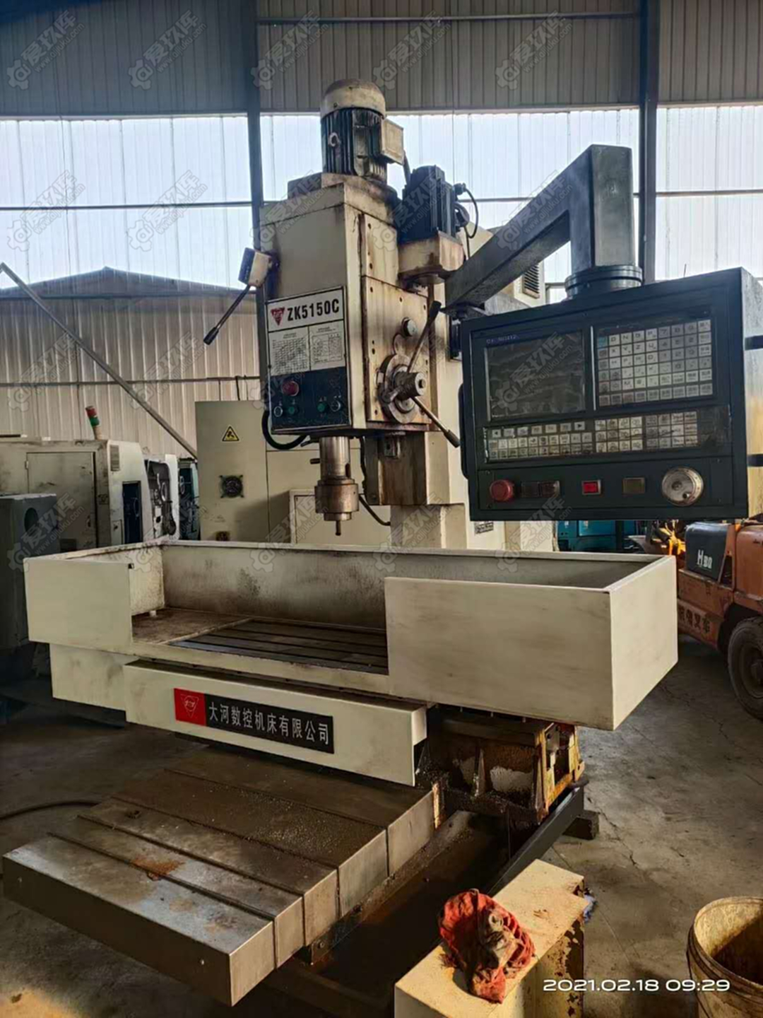 出售二手大河zk5150c数控立式钻床二手数控立钻二手大河钻床