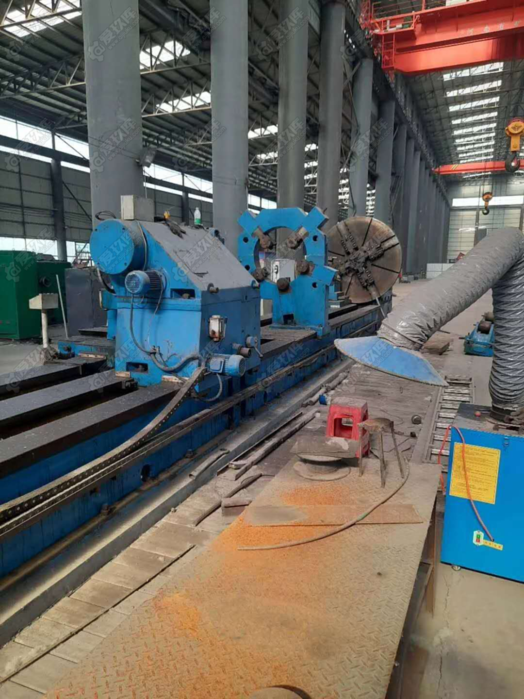 出售二手鄭州杰盛C61200x12米數控重型臥式車床二手數控重型臥式車西門子系統