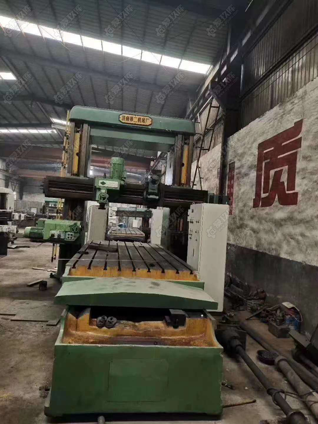 出售二手濟南二機2x4米龍門刨銑床二手龍門刨銑