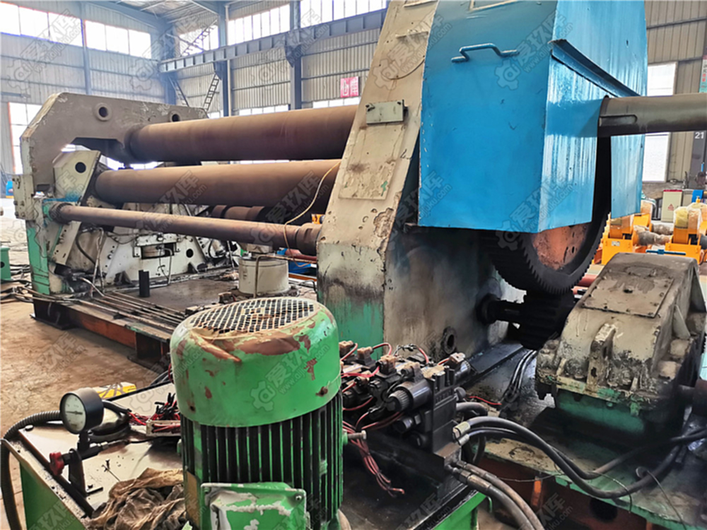 出售32000mm厚四辊卷板机二手液压卷圆机