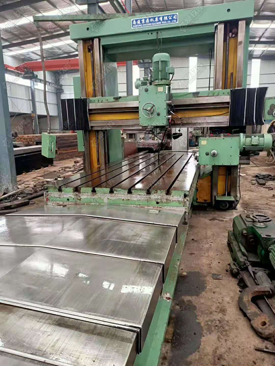 出售二手南通京鼎2x4米重型龍門銑二手龍門銑