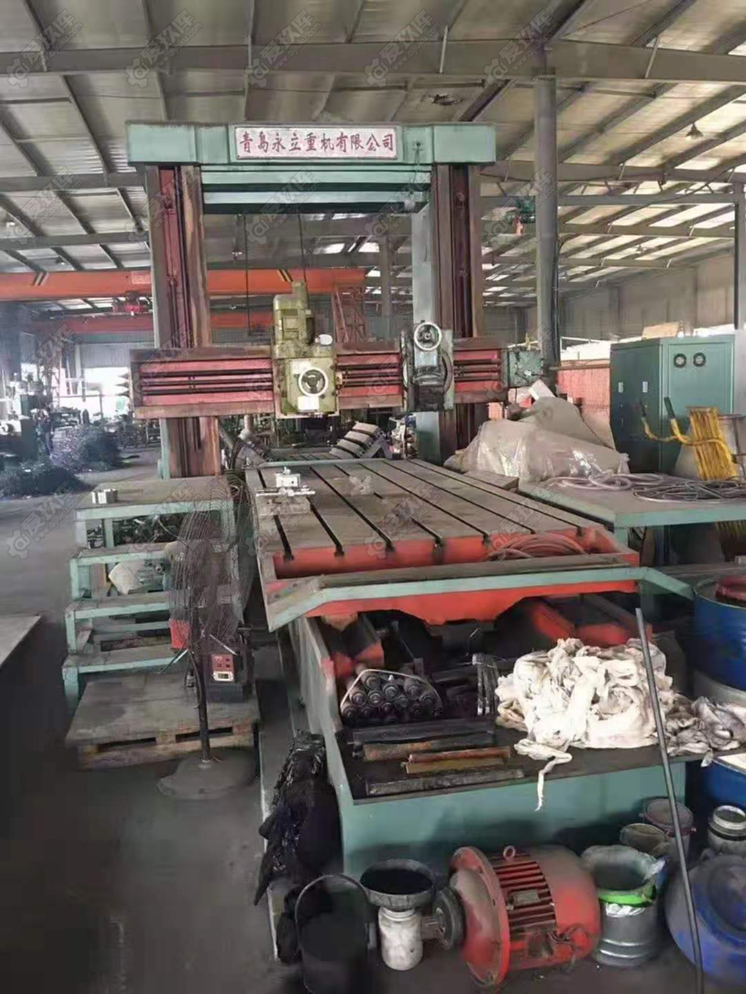 出售二手青島永立BXM2020B-5龍門刨銑床二手2x4米龍門刨