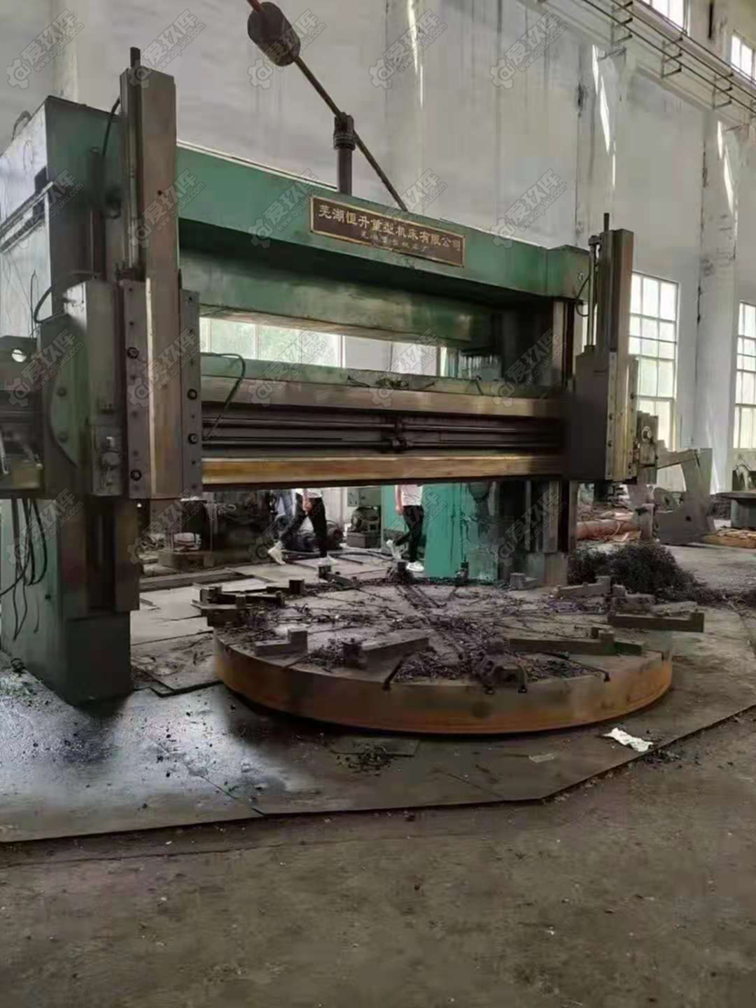 出售二手蕪湖恒升CQ5240-H雙柱立式車床二手4米立車二手車床