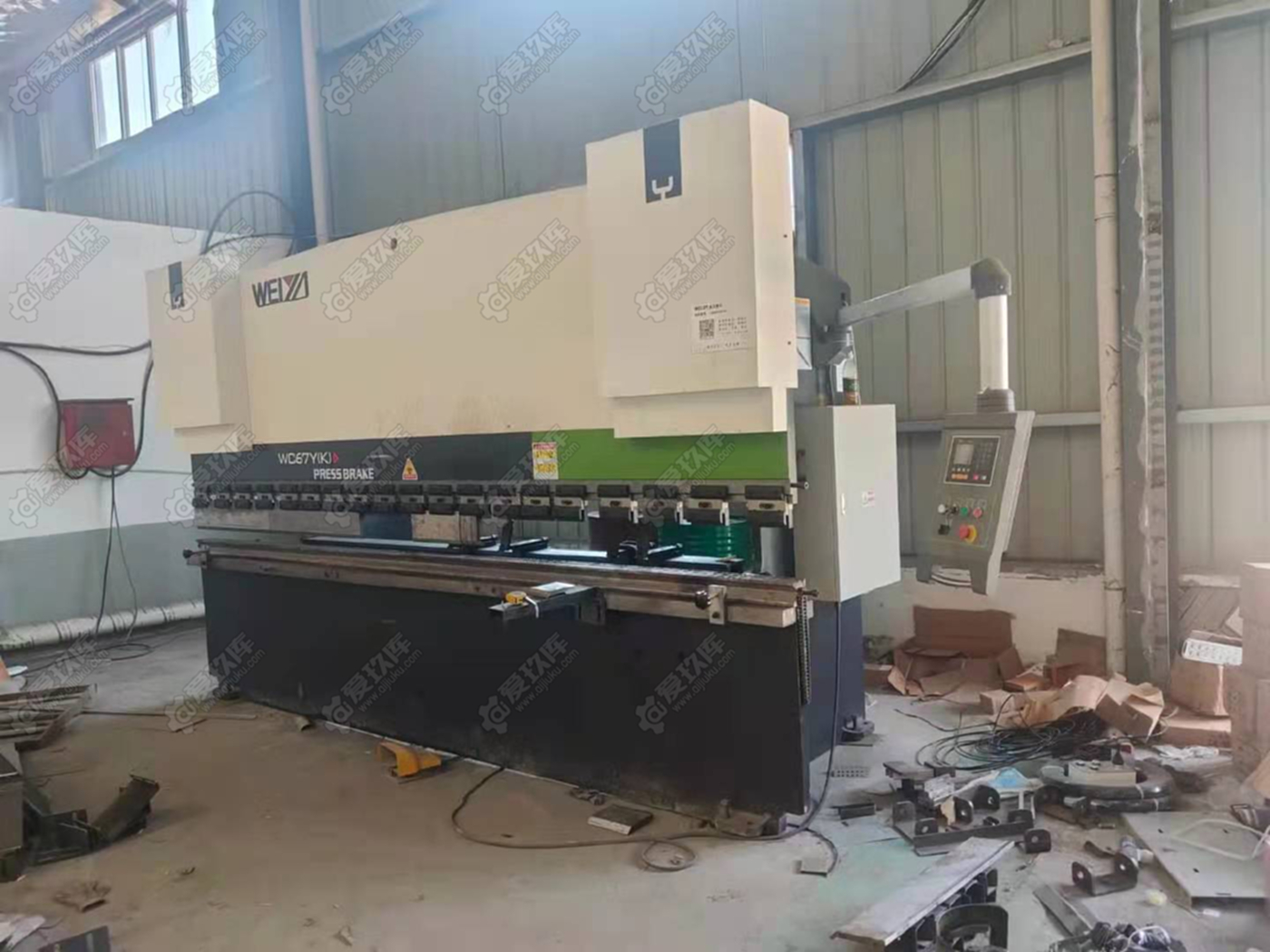 出售二手安徽威亞WC67YK-125-4000簡易數控折彎機二手折彎機