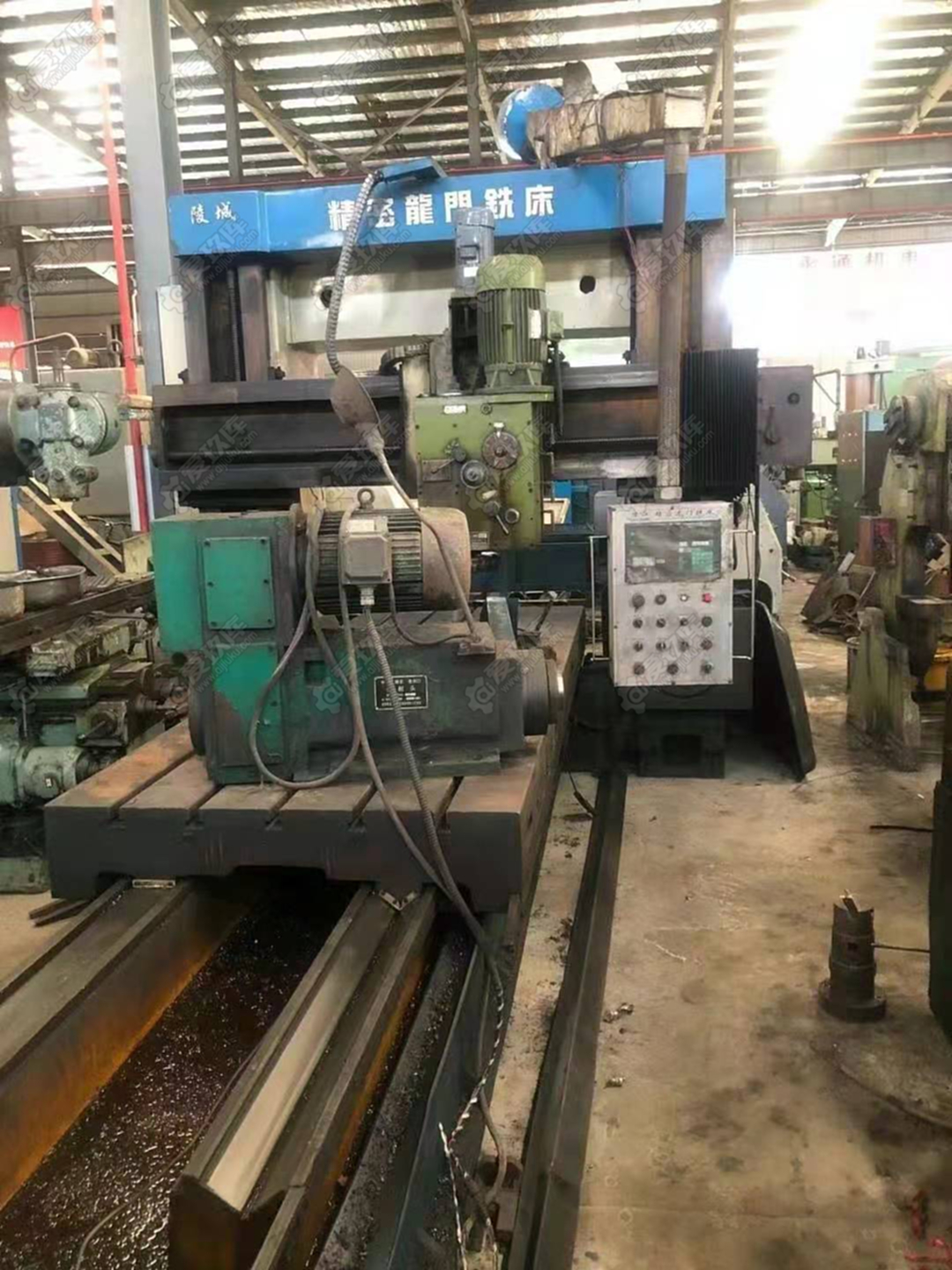 出售二手上海陵城SW-30160精密龍門銑床二手上海3x1.6米龍門銑