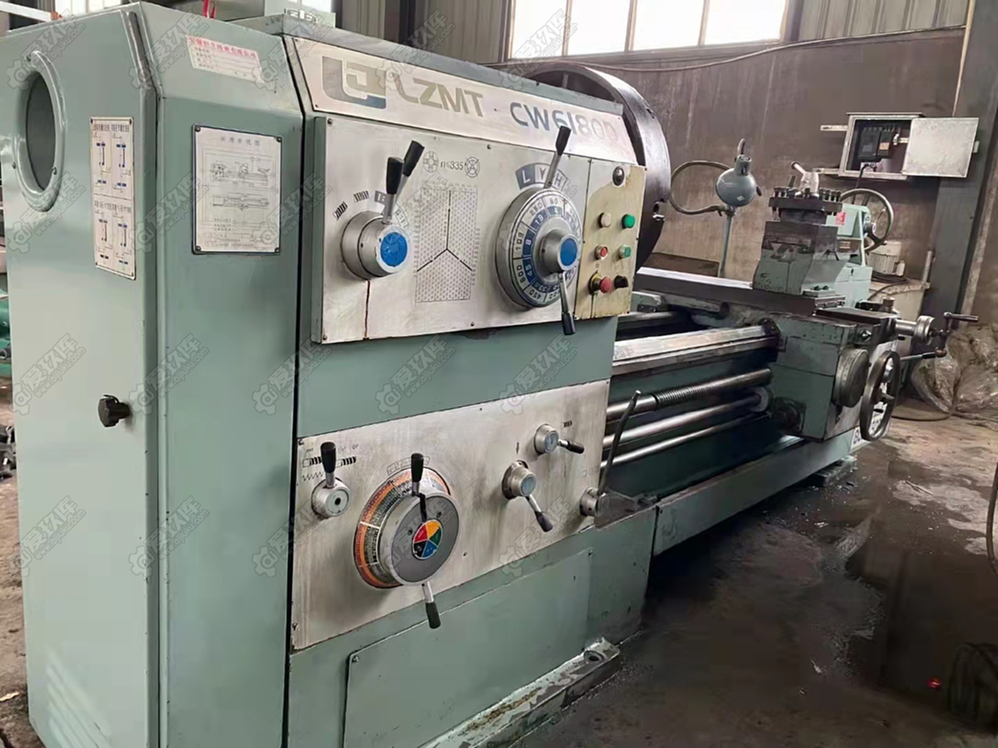 出售二手兰州cw6180d卧式车床二手普车二手1.5米车床