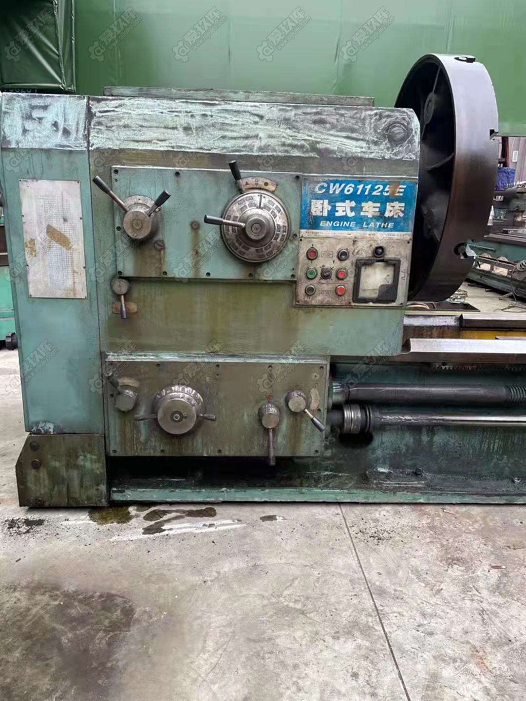 24万元机床设备-车床-普车出售星火61125  *5米车床一台鹏佳机床