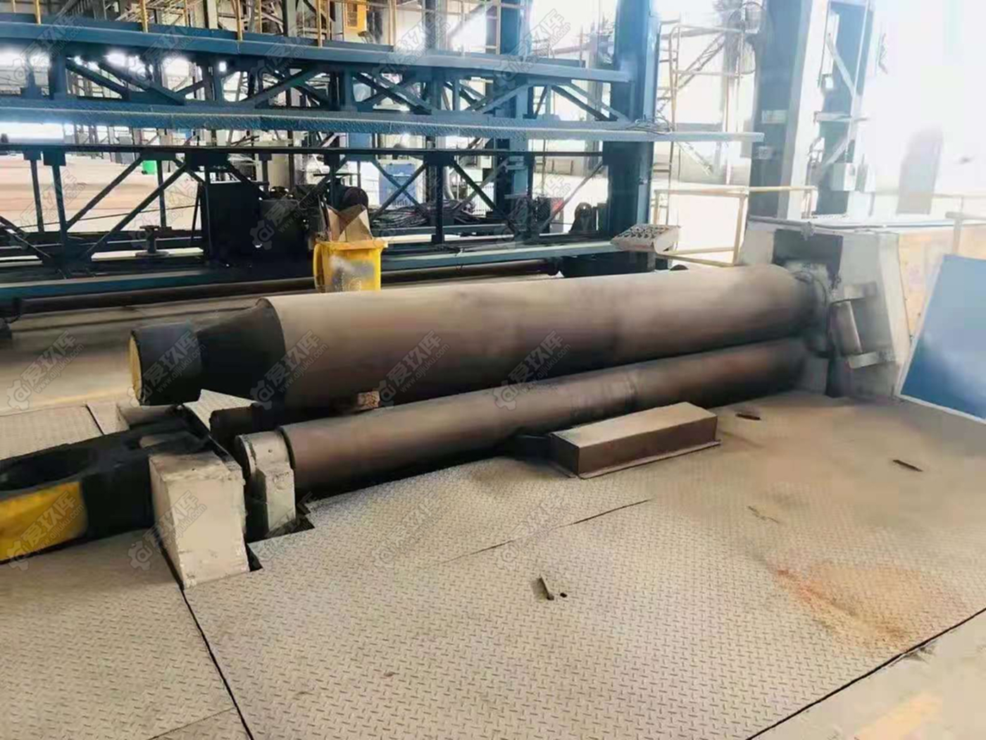 出售二手湖北鄂重EZBW11S-30x3500水平下調式三輥卷板機二手卷板機