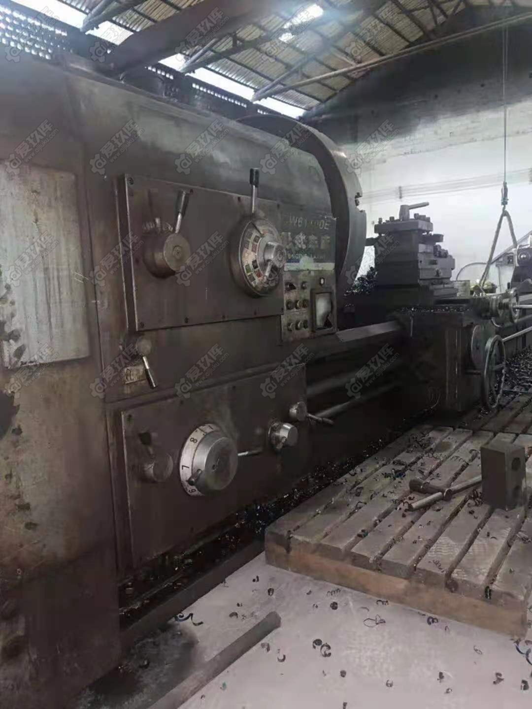 出售二手星火cw61100ex6米卧式车床二手星火普车二手卧车