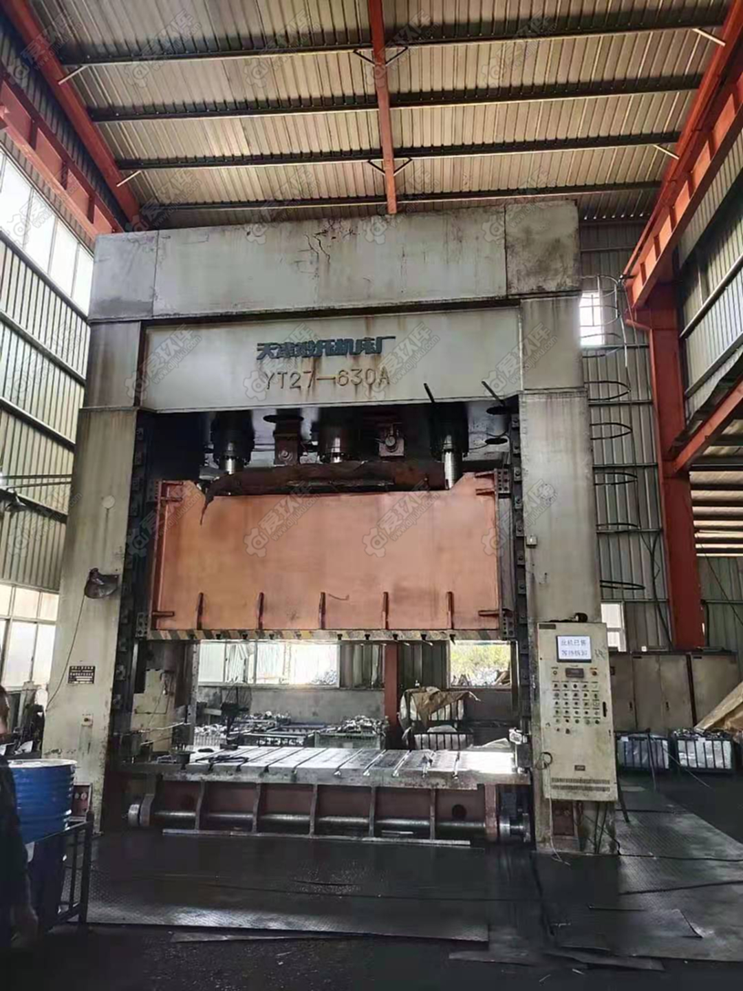 出售二手天津鍛壓YT27-630A單動薄板沖壓液壓機二手液壓機