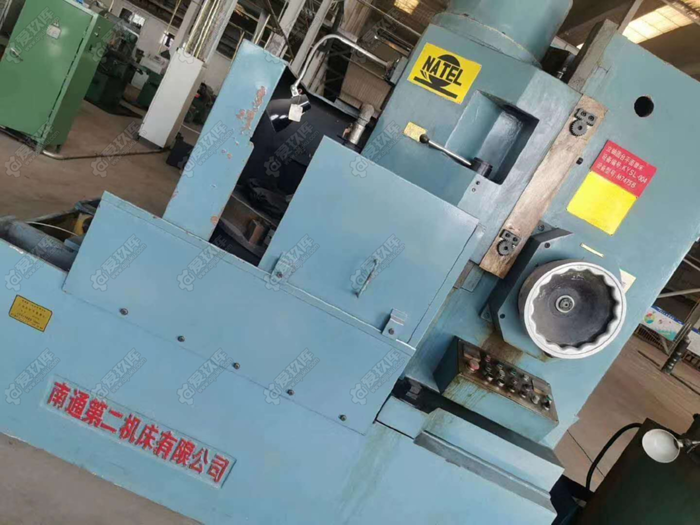 出售南通二机m7475b立轴园台平面磨床二手平面磨