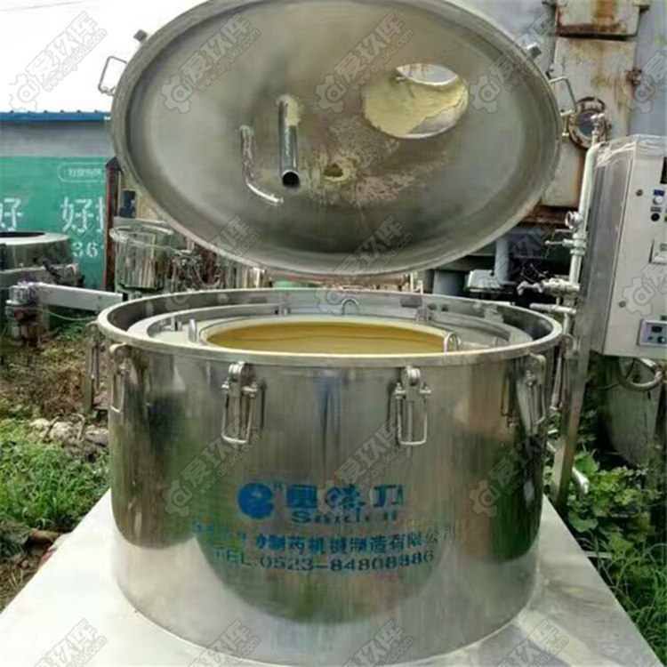 出售二手1200衬塑平板吊带离心机