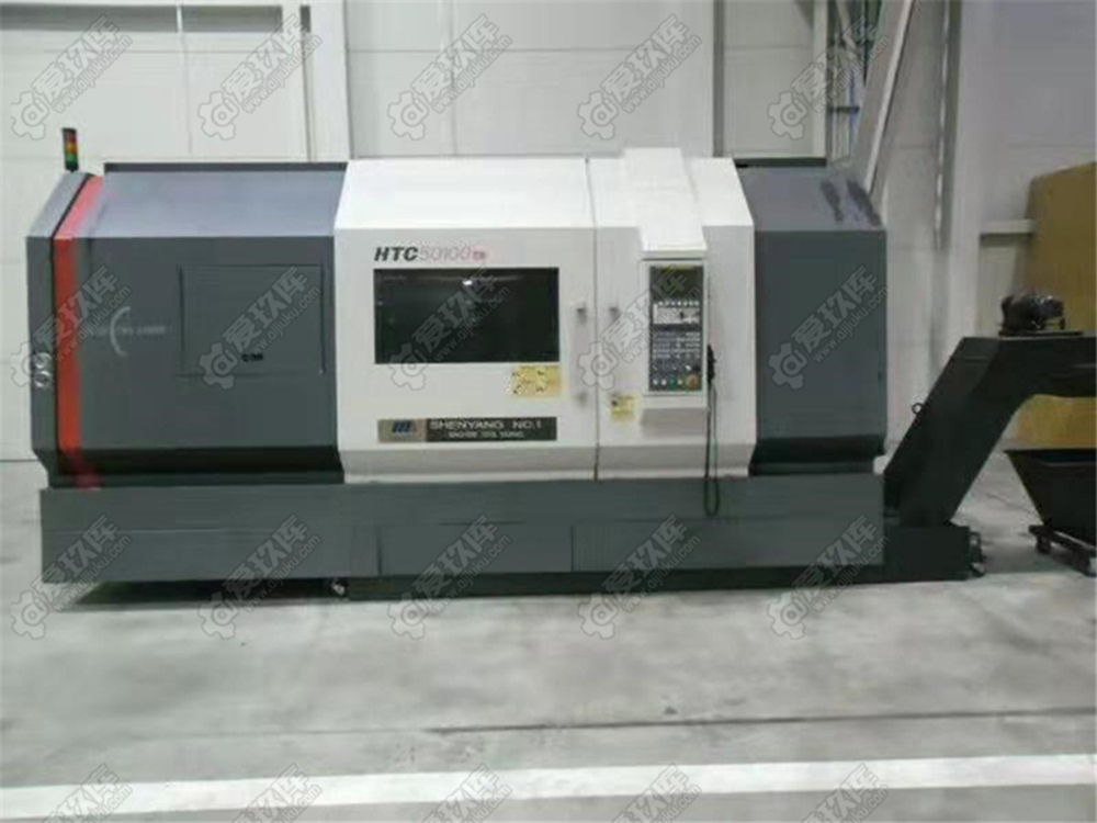 机械厂急售二手沈阳HTC50100N数控斜身车二手数控斜身车二手沈阳斜轨车二手数控车