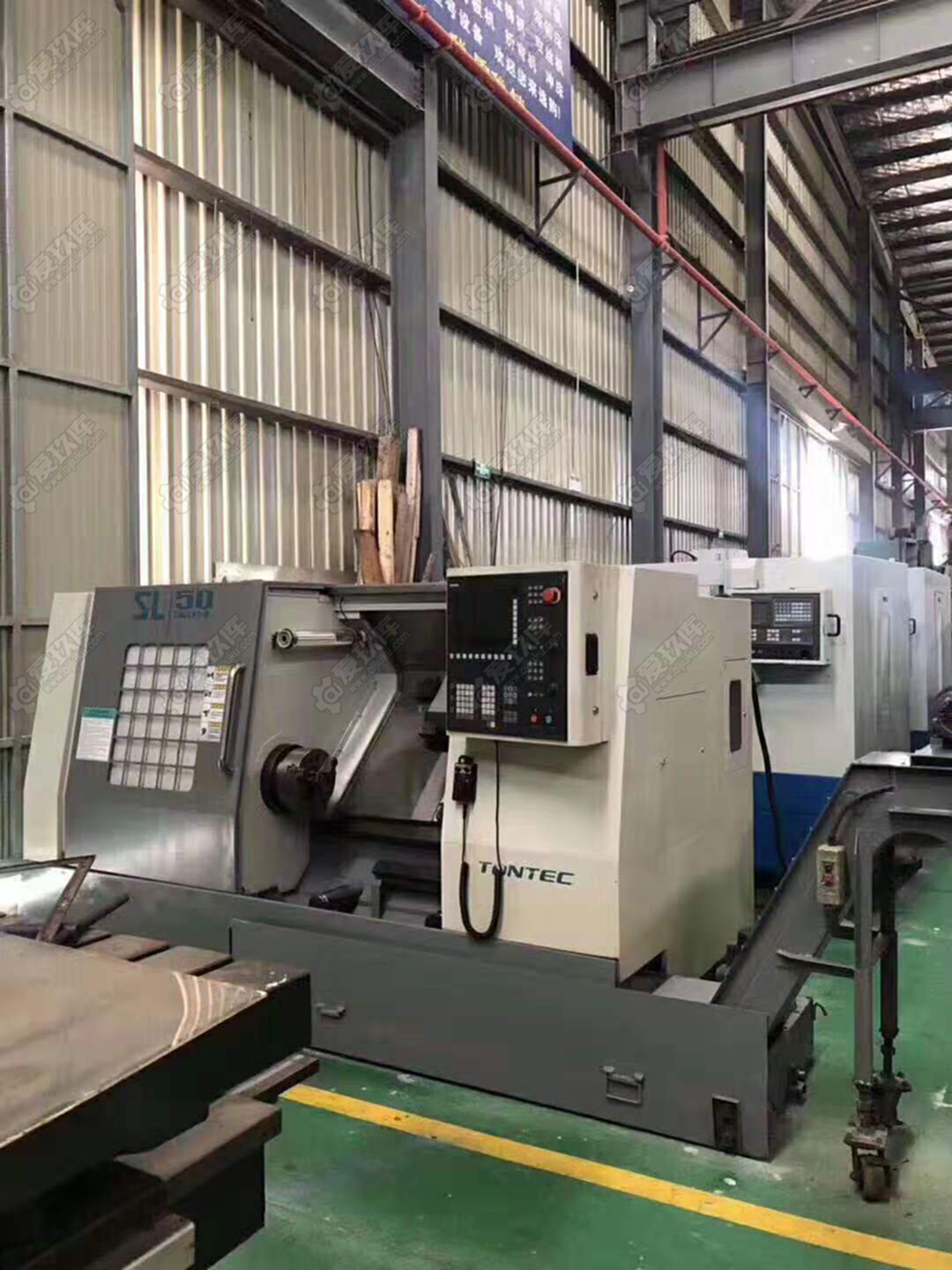 工厂转型出售二手【南通科技SL50斜床身数控车床】二手斜身车8工位