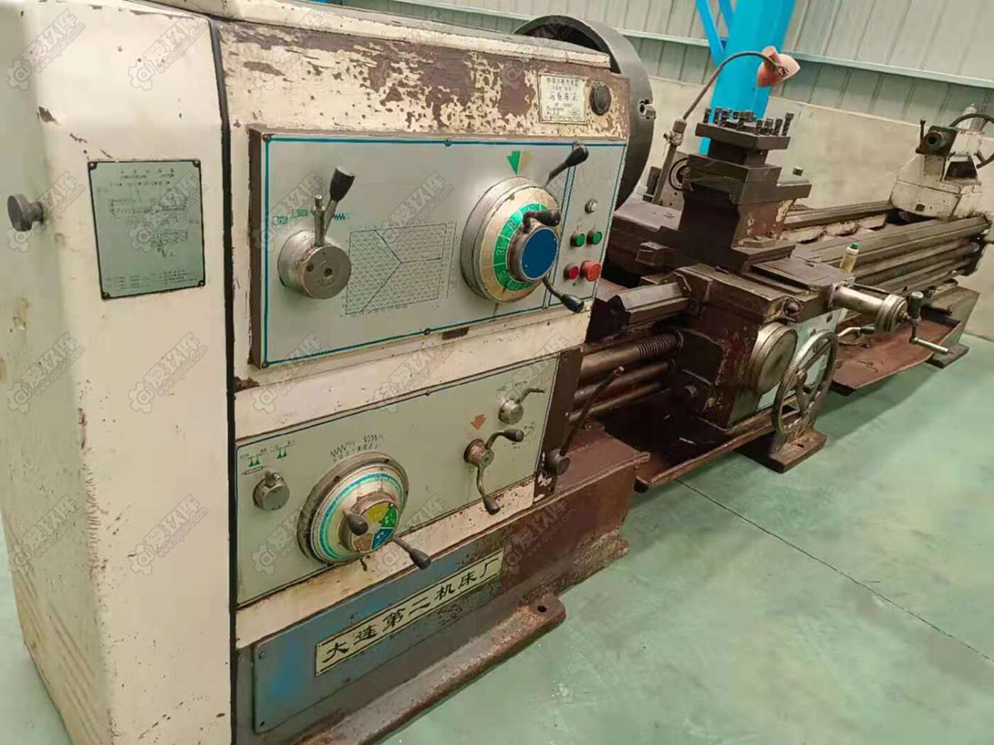 转让二手大连二机cw6280c马鞍车床二手3米卧车二手大连车床