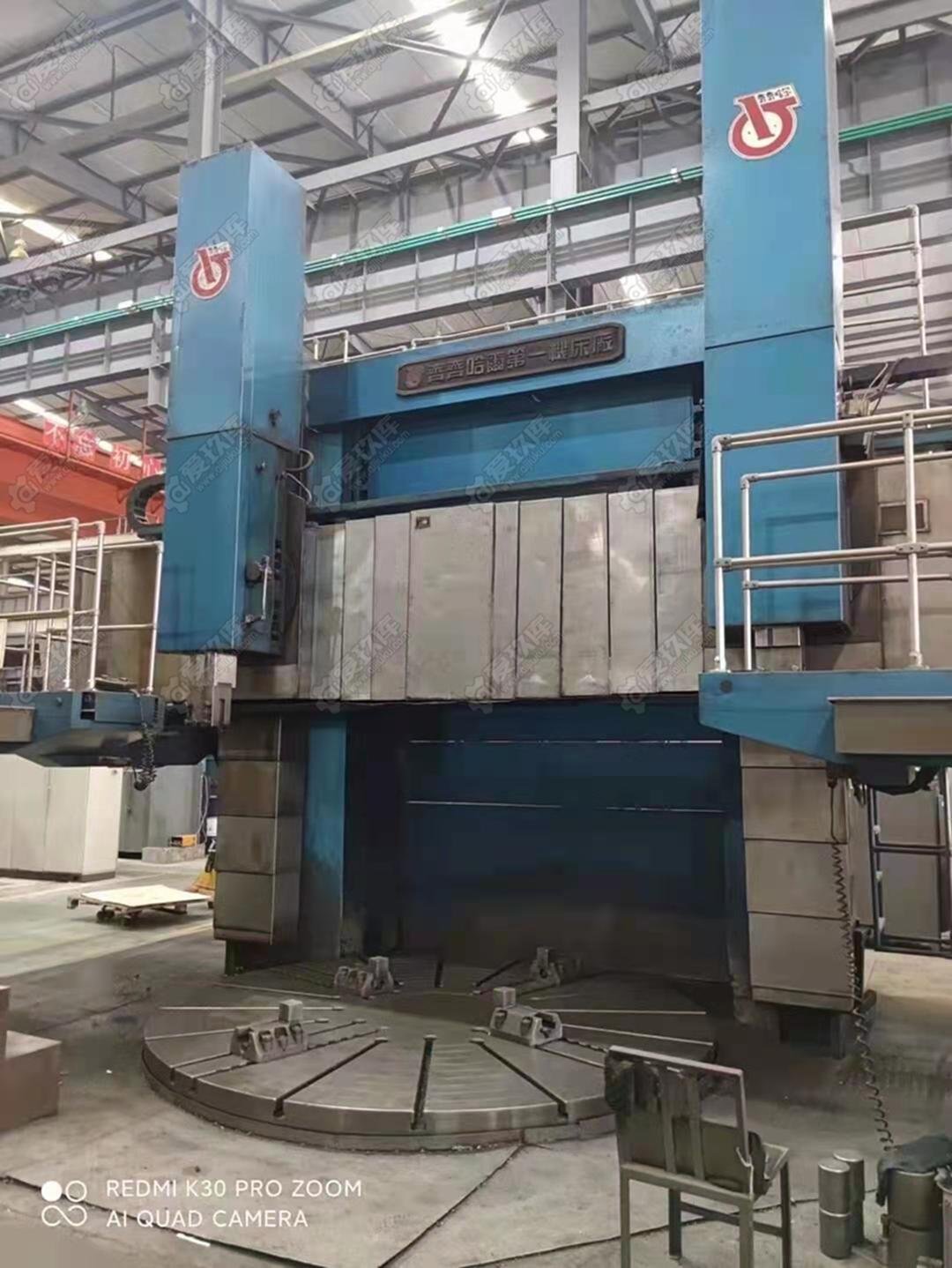 處理二手齊重DVT350x25-32數控雙柱立床二手3.5米數控立車二手車床